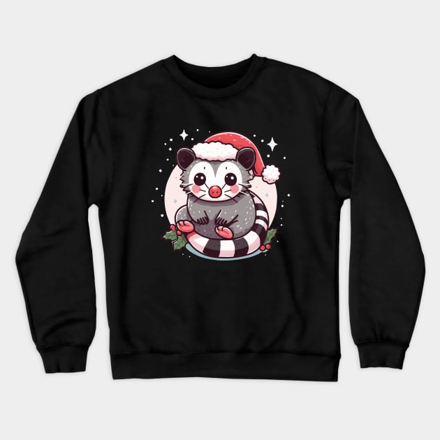 Christmas Possum Crewneck Sweatshirt by Heartsake